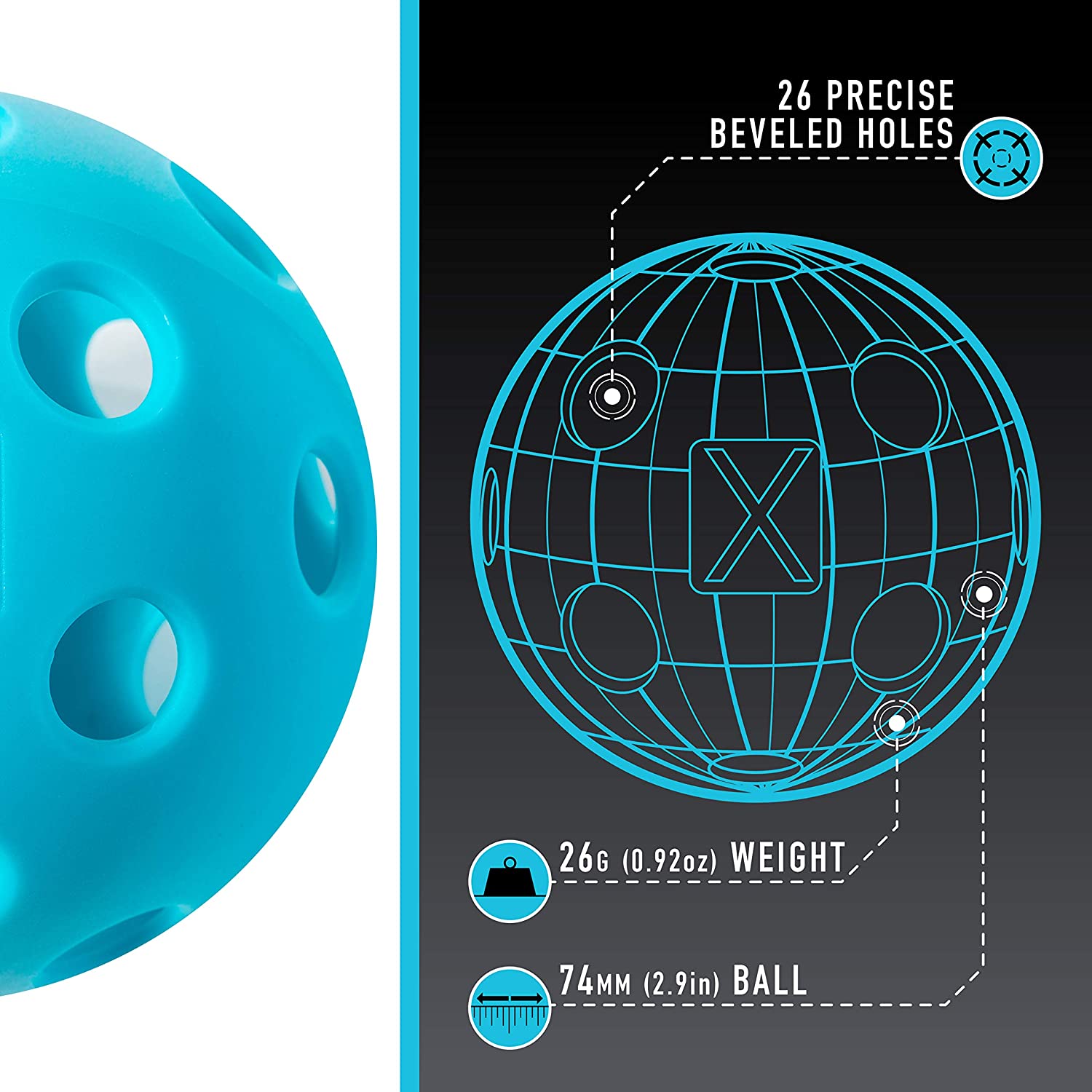X-26 Performance Indoor Ball (Set of 6) - Image 3