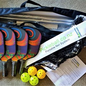 4 x Koru Paddle Portable Pickleball Net System Start-Up