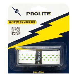 Pickleball Paddle No Sweat Diamond Grip - Base Colour White