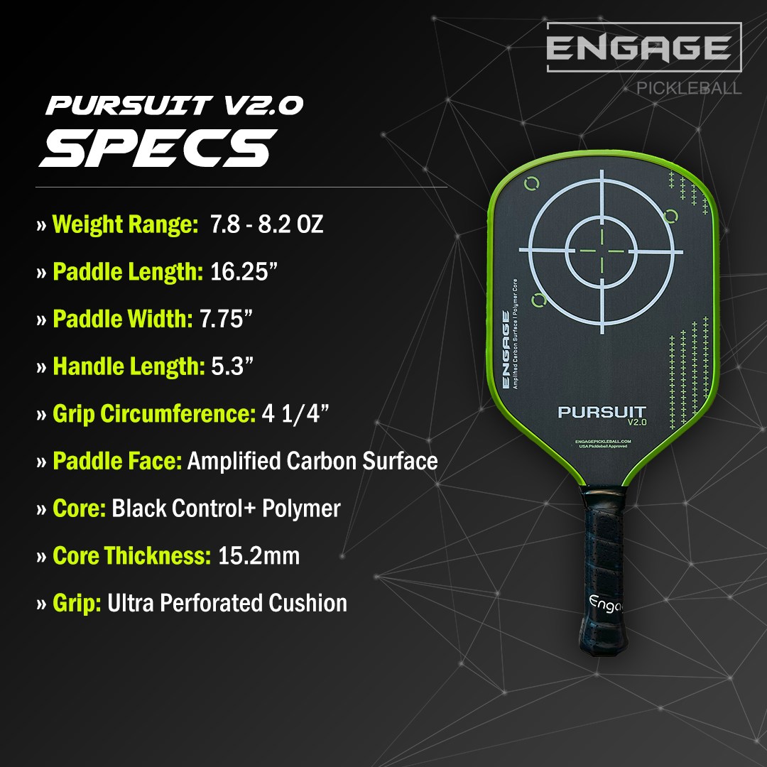 ENGAGE Pursuit V2 - Pickleball Paddle - Image 9
