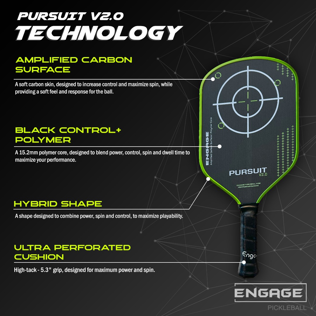 ENGAGE Pursuit V2 - Pickleball Paddle - Image 8