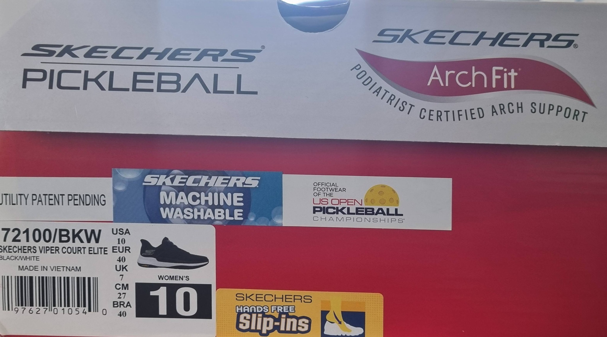Skechers Ladies Viper Court Elite Pickleball Shoes - Image 6