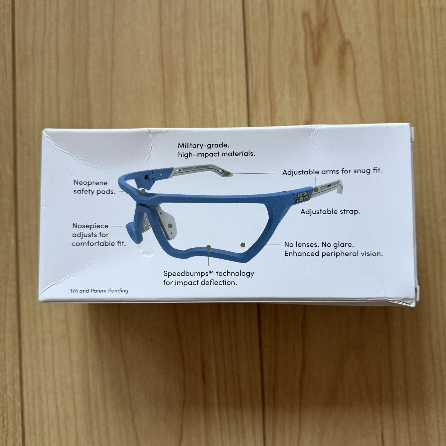 Kitchen Blocker Lens-Free Pickleball Eye Protection - Image 10