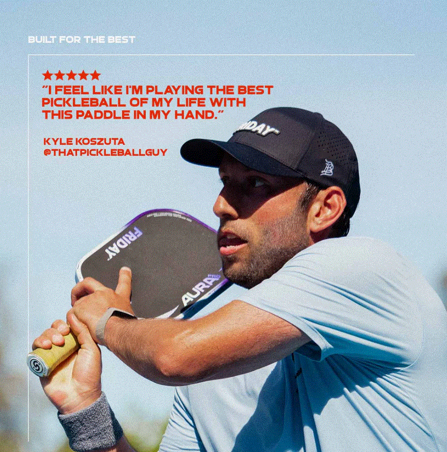 FRIDAY Aura Pro Generation 4 Pickleball Paddle - Image 9